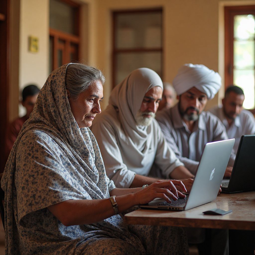 ਪੇਂਡੂ ਪੰਜਾਬ ਪਿੰਡ ਵਿੱਚ ਡਿਜਿਟਲ ਸਾਖਰਤਾ ਵਰਕਸ਼ਾਪ